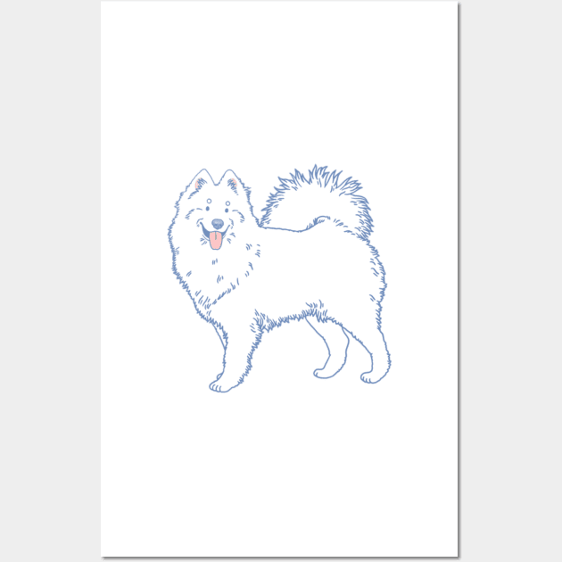 Samoyed Wall Art by Csieben